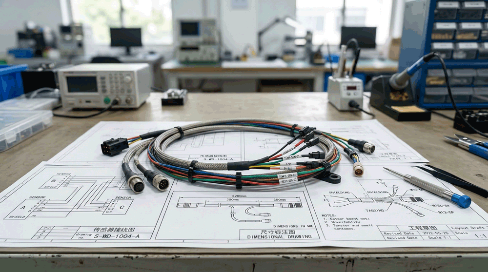 control panel wiring harness