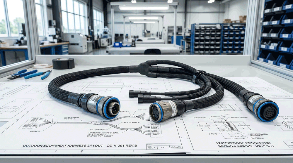 quote wire harness from sample